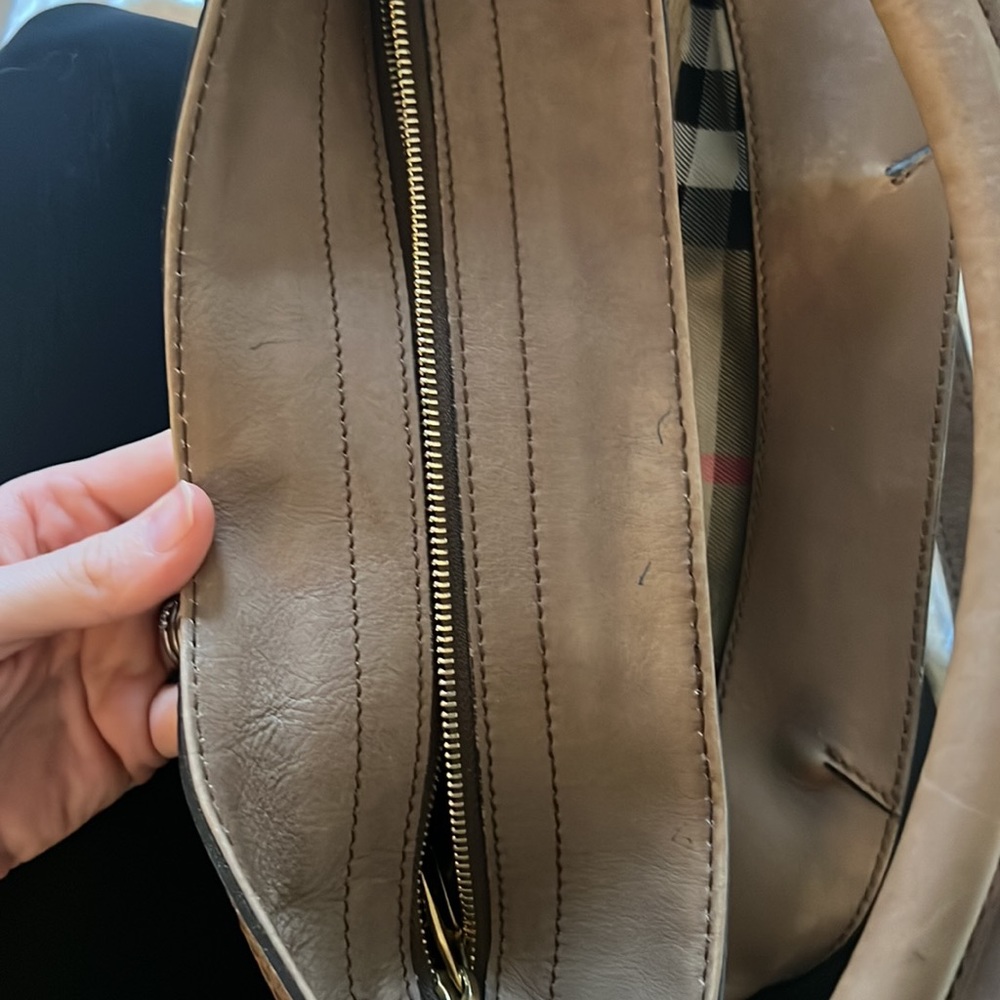 Burberry Satchel With Removable Strap - image 3